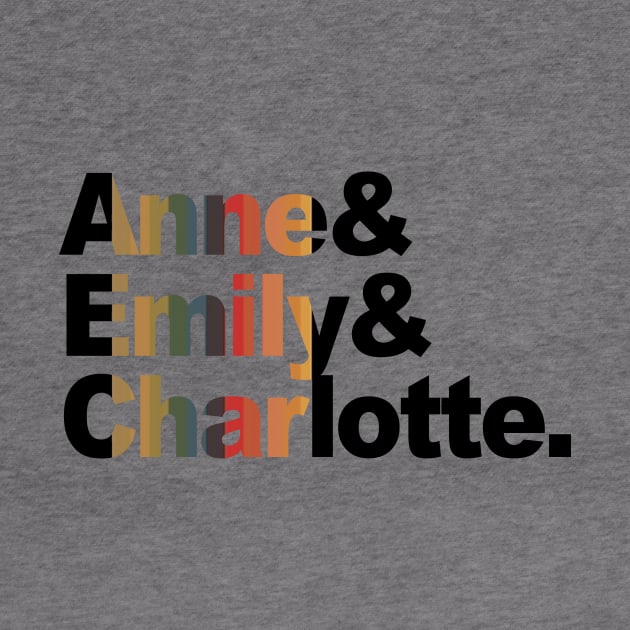 Anne & Emily & Charlotte - The Bronte Sisters by The Blue Box